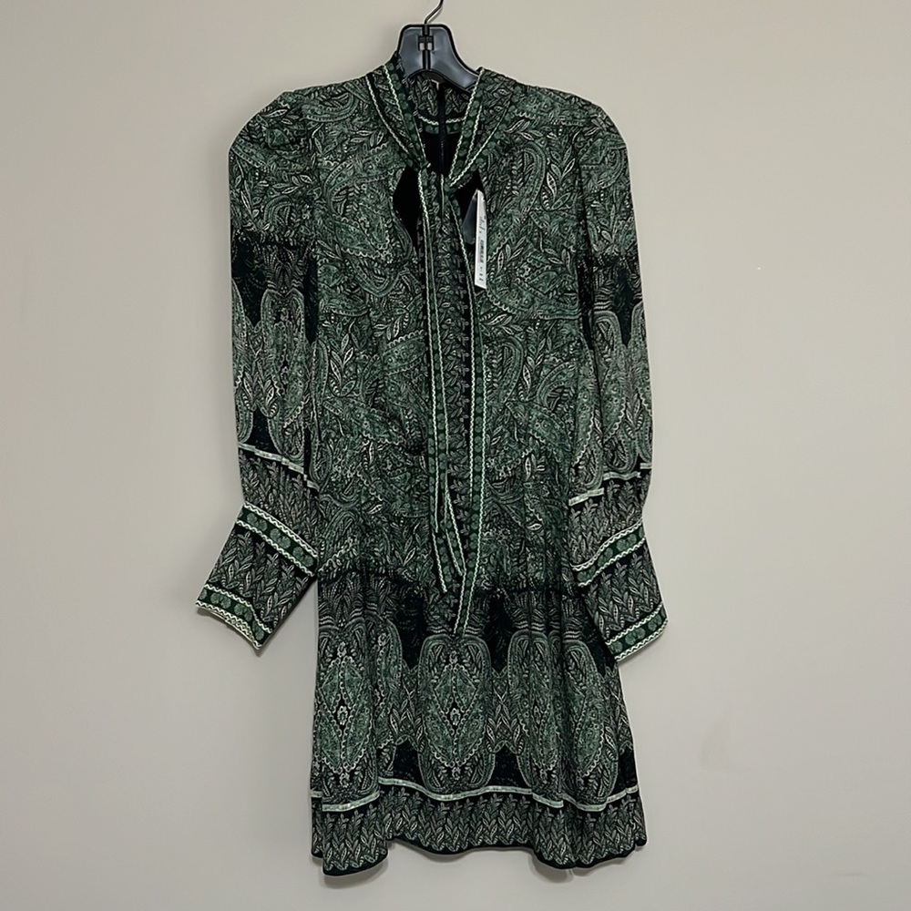 NWT Alice+Olivia Tanisha Tie dress US4 - Picture 3 of 5